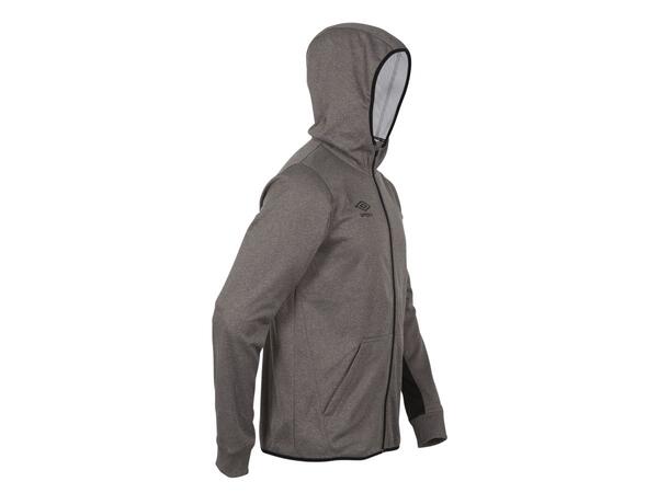 UMBRO Core Tech Hood Zip 19 Mørk grå L Treningsjakke med hette i polyester